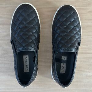 Steve Madden Black Slip On Sneakers 7